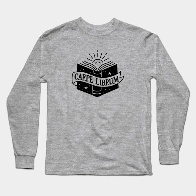 Carpe Librum Long Sleeve T-Shirt by mscarlett